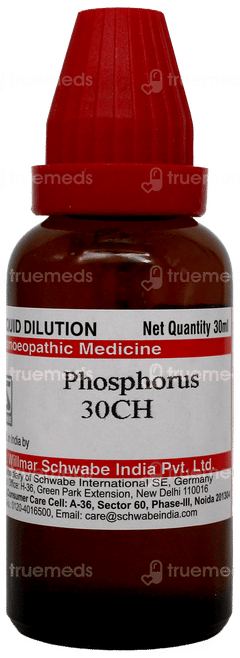 Dr Willmar Schwabe Phosphorus 30ch Dilution 30ml Dr Willmar Schwabe Phosphorus 30ch Dilution 30ml